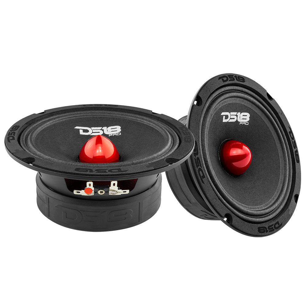 DS18 PRO-GM6.4B 6.5" Mid-Range Loudspeaker with Bullet 480 Watts 4-Ohm