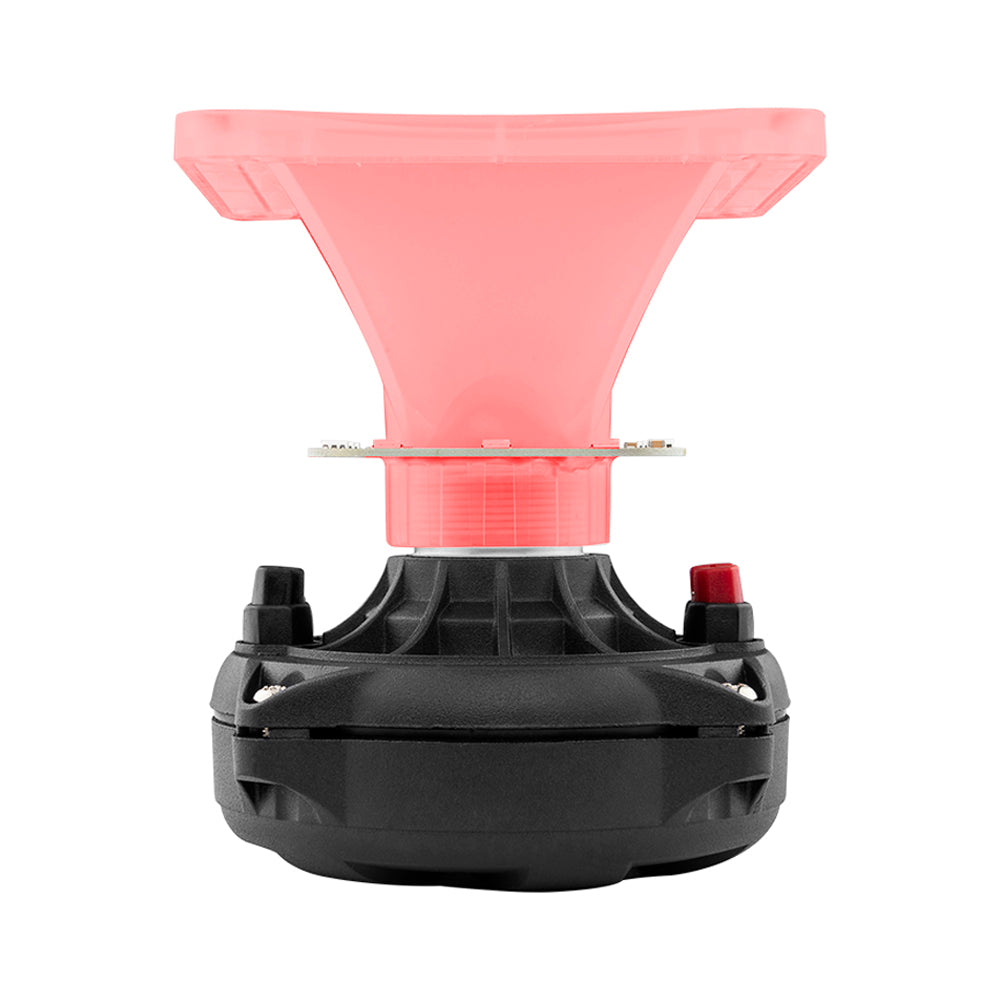 DS18 PRO-H44CL 1" Throat Transparent Plastic Driver Horn With RGB Lights