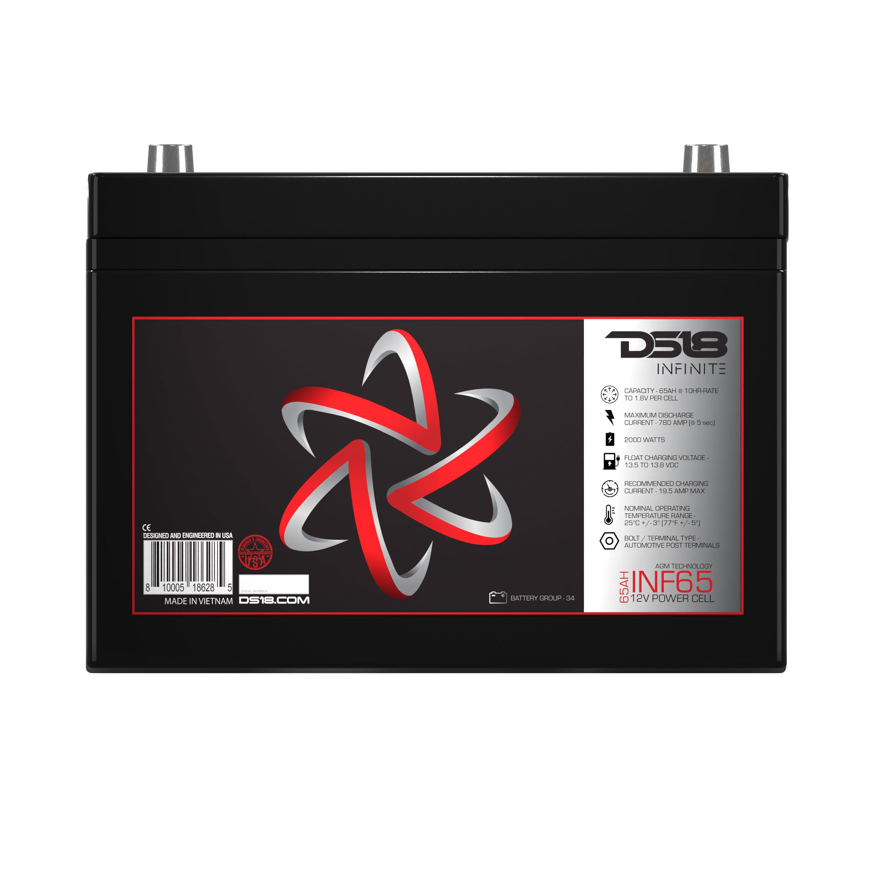 INFINITE 2000 Watts 65 AH AGM Power Cell