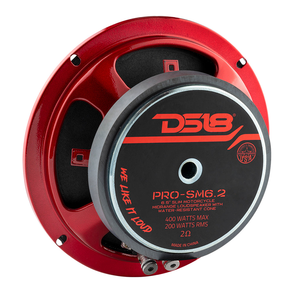 PRO 6.5" Shallow Water resistant Mid-Range Loudspeaker 200 Watts Rms 2-Ohm