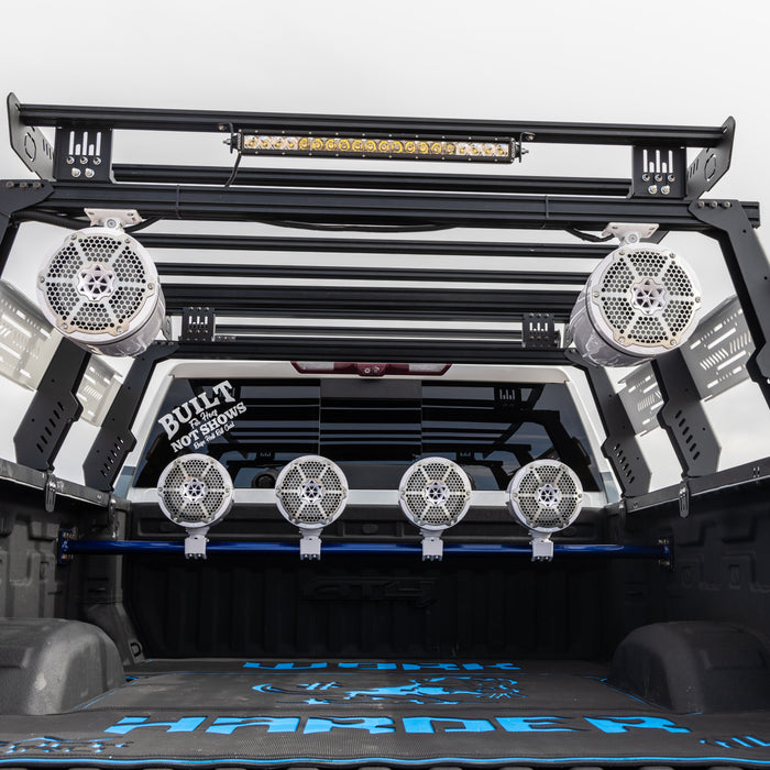 NXL 10" Neodymium Marine and Powersports Towers with Built-in Passive Radiator, 1" Driver and LED RGB Lights 300 Watts Rms -White