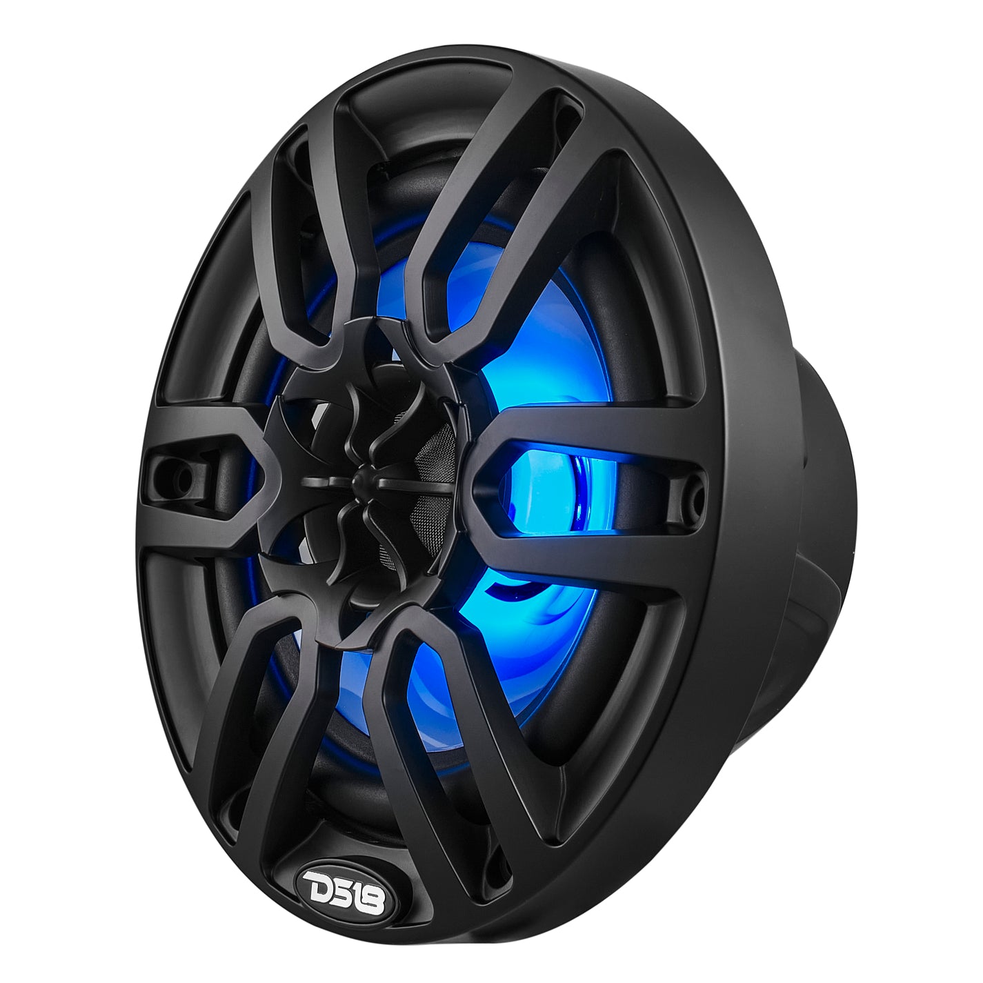 NXL 6.5" 2-Way Coaxial Marine Speaker With LED RGB Lights 100 Watts Rms 4-Ohm -Black