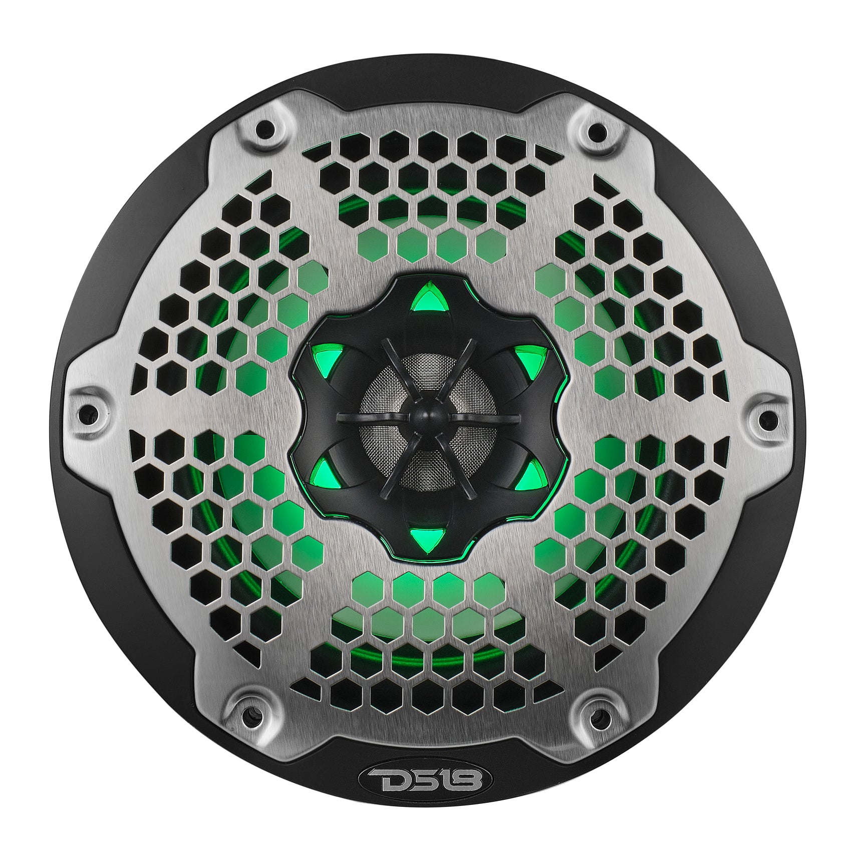 NXL 6.5" 2-Way Coaxial Marine Speaker with RGB LED Lights 100 Watts Rms 4-Ohm