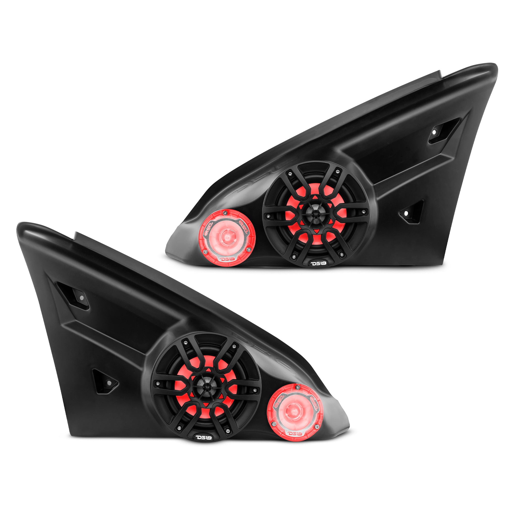 Polaris Slingshot Arm Rest 2 X 6.5" Enclosure With NXL-6/BK and PRO-TW1L | 2015 - Current