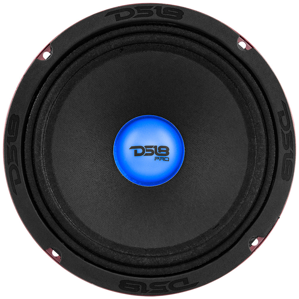 PRO-X 8" Mid-Range Loudspeaker with RGB Light Dust Cap 275 Watts Rms 4-Ohm