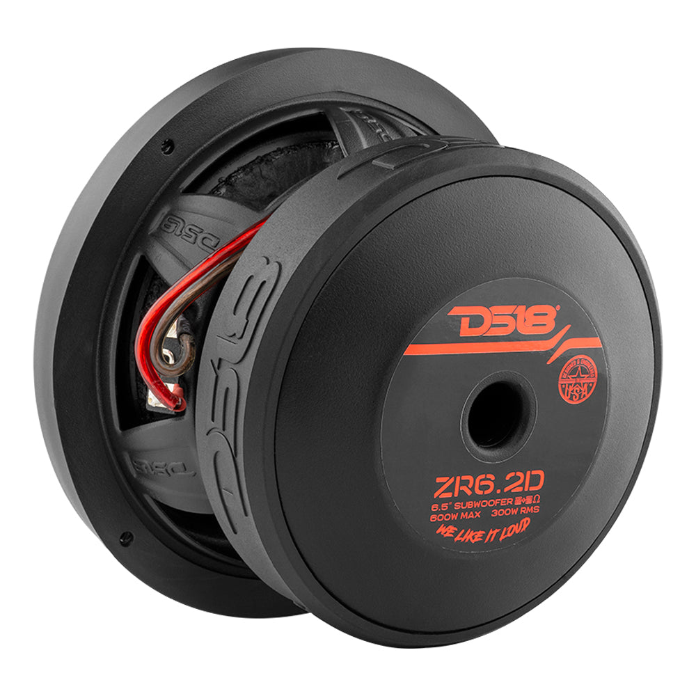 ZR 6.5" Subwoofer 300 Watts Rms DVC 2-Ohm
