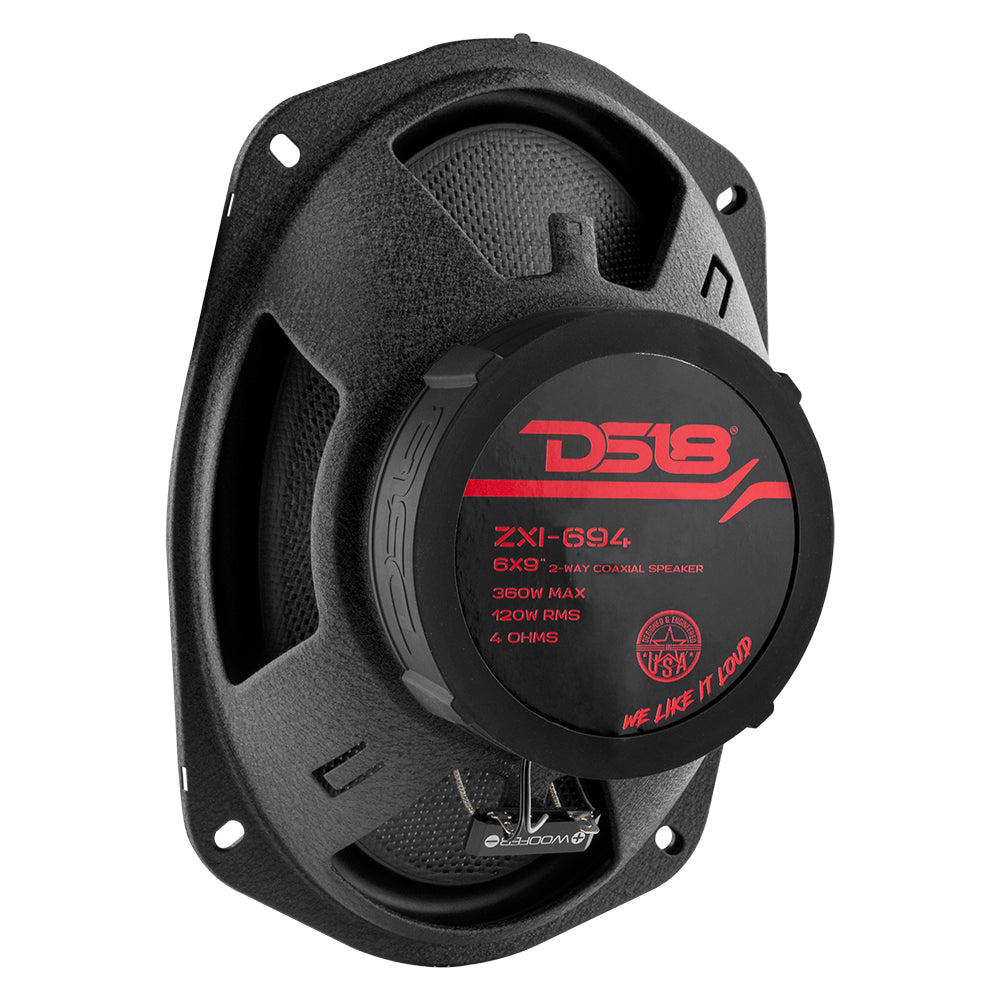 ZXI 6x9" 2-Way Coaxial Speakers with Kevlar Cone 120 Watts Rms 4-Ohm