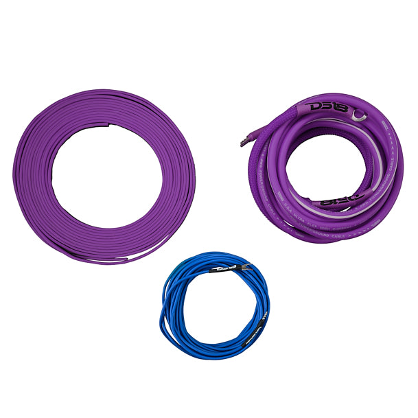 0-GA Amplifier Installation Wiring Kit - Purple