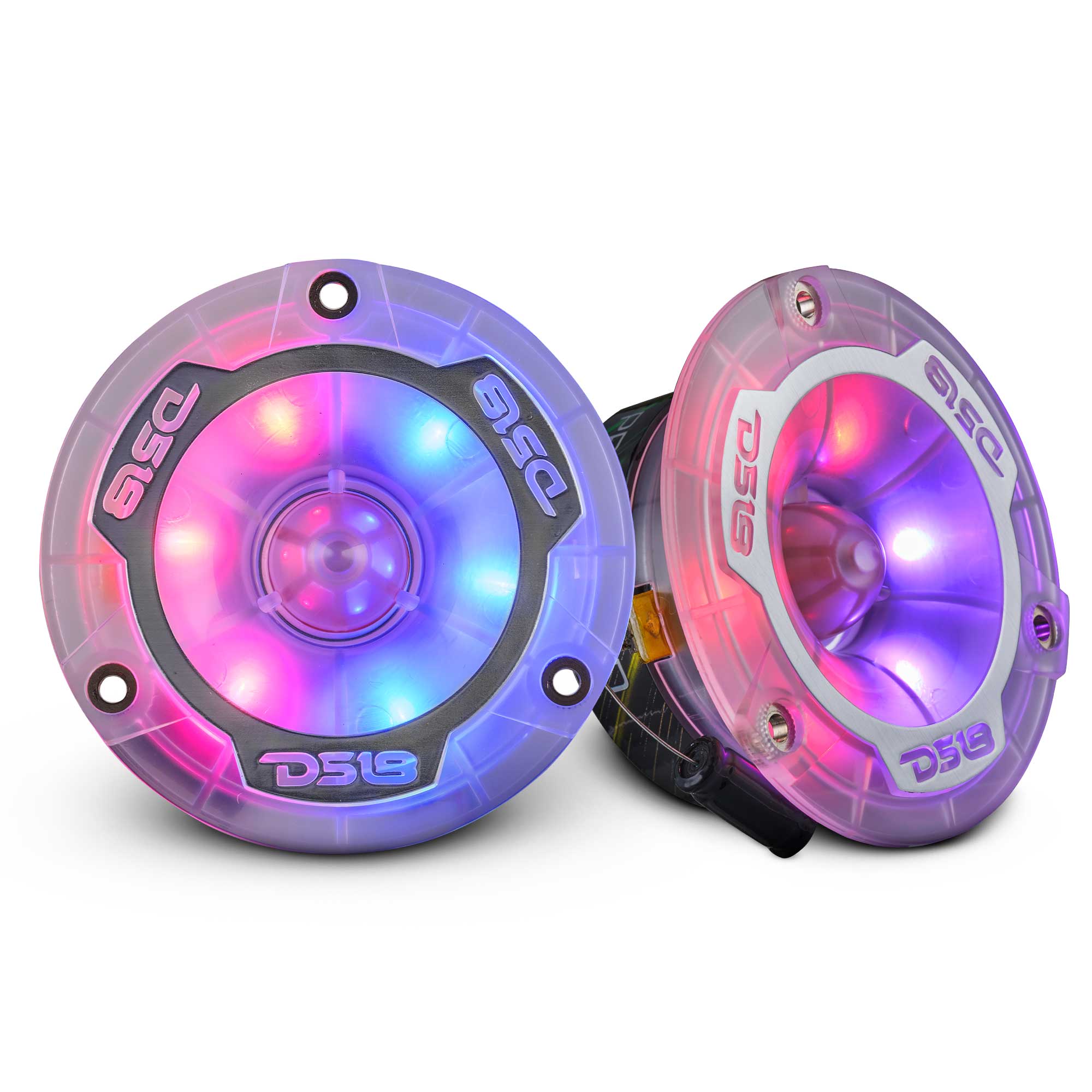 3.8” Super Bullet Tweeter with 1” Aluminum Voice Coil & Digital LED Lights