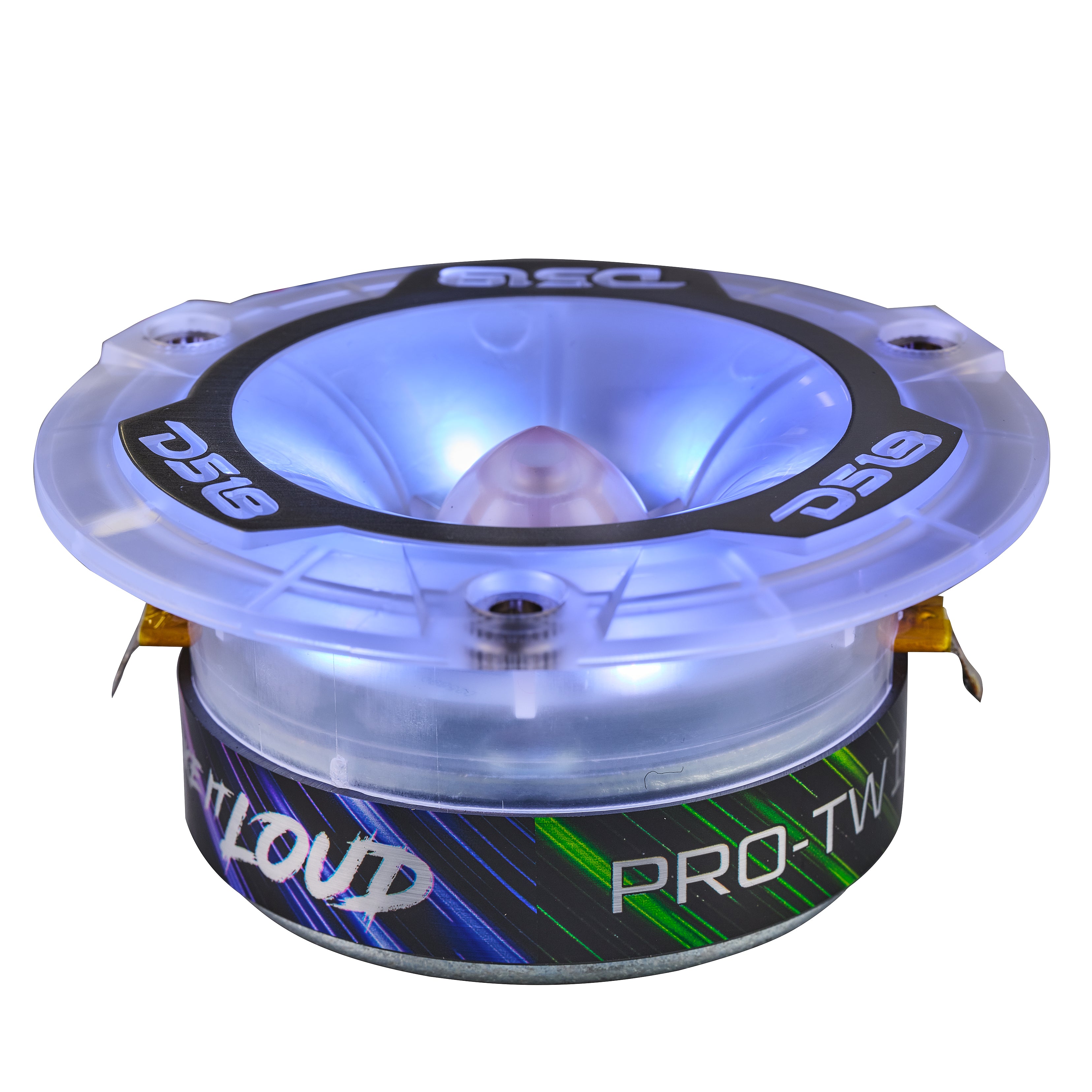 3.8” Super Bullet Tweeter with 1” Aluminum Voice Coil & Digital LED Lights