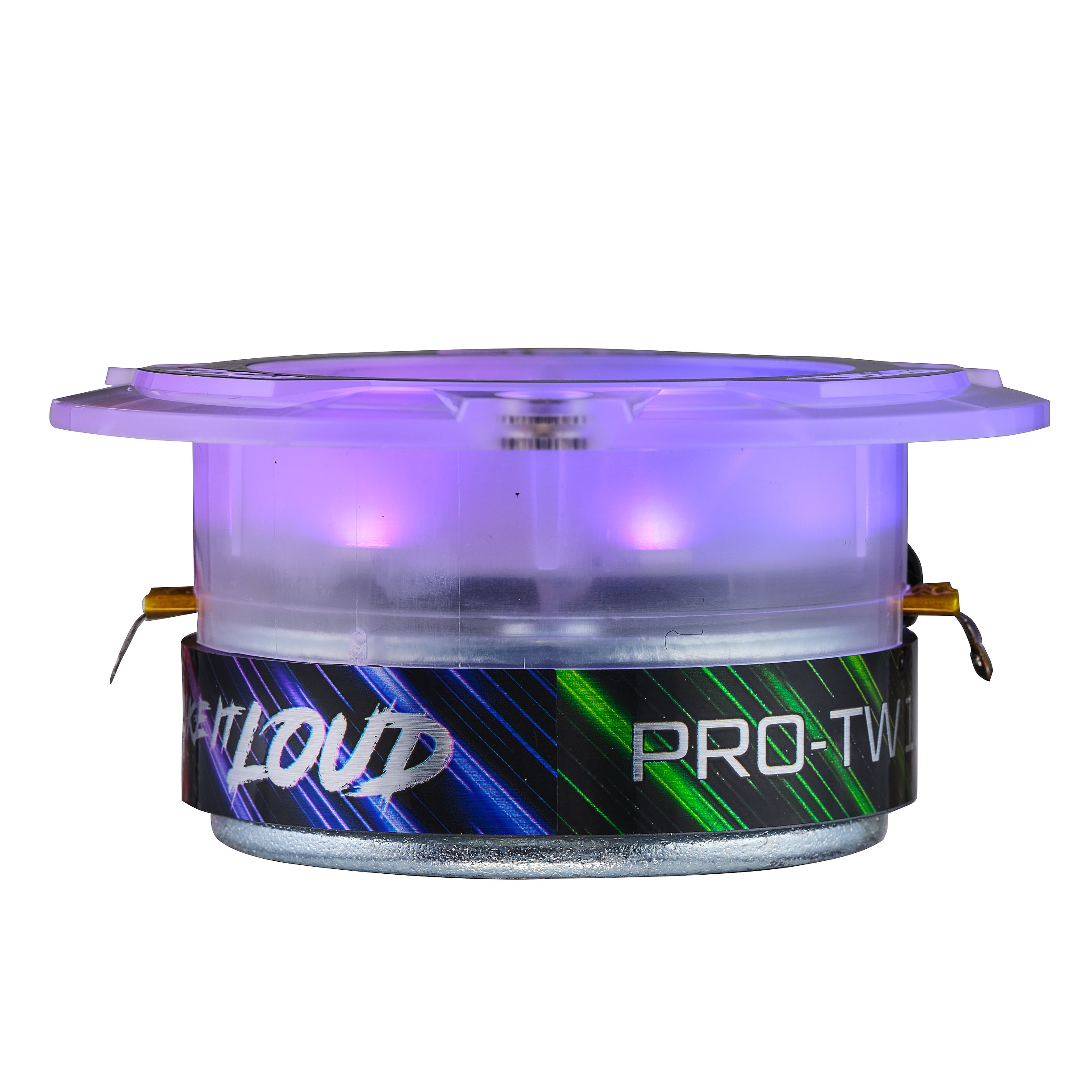 3.8” Super Bullet Tweeter with 1” Aluminum Voice Coil & Digital LED Lights