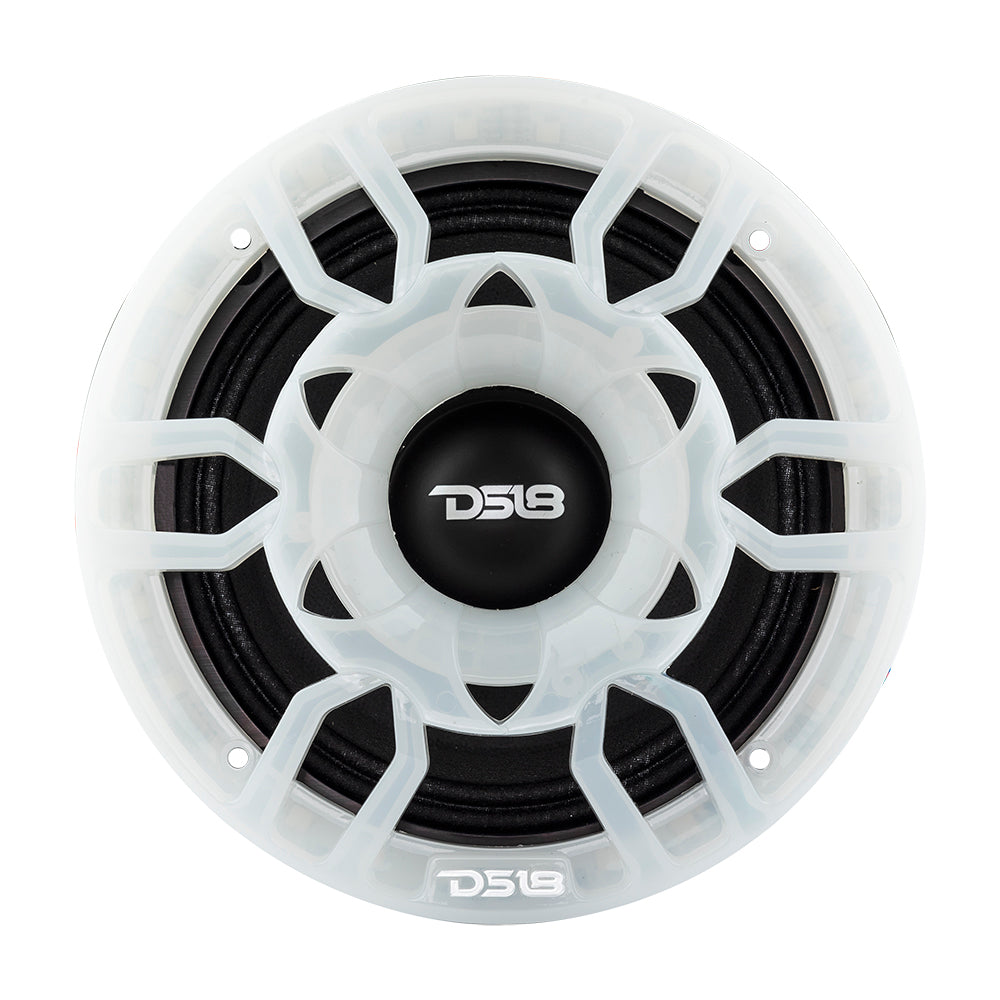 6.5" Universal Speaker Grill Cover -RGB LED Lights