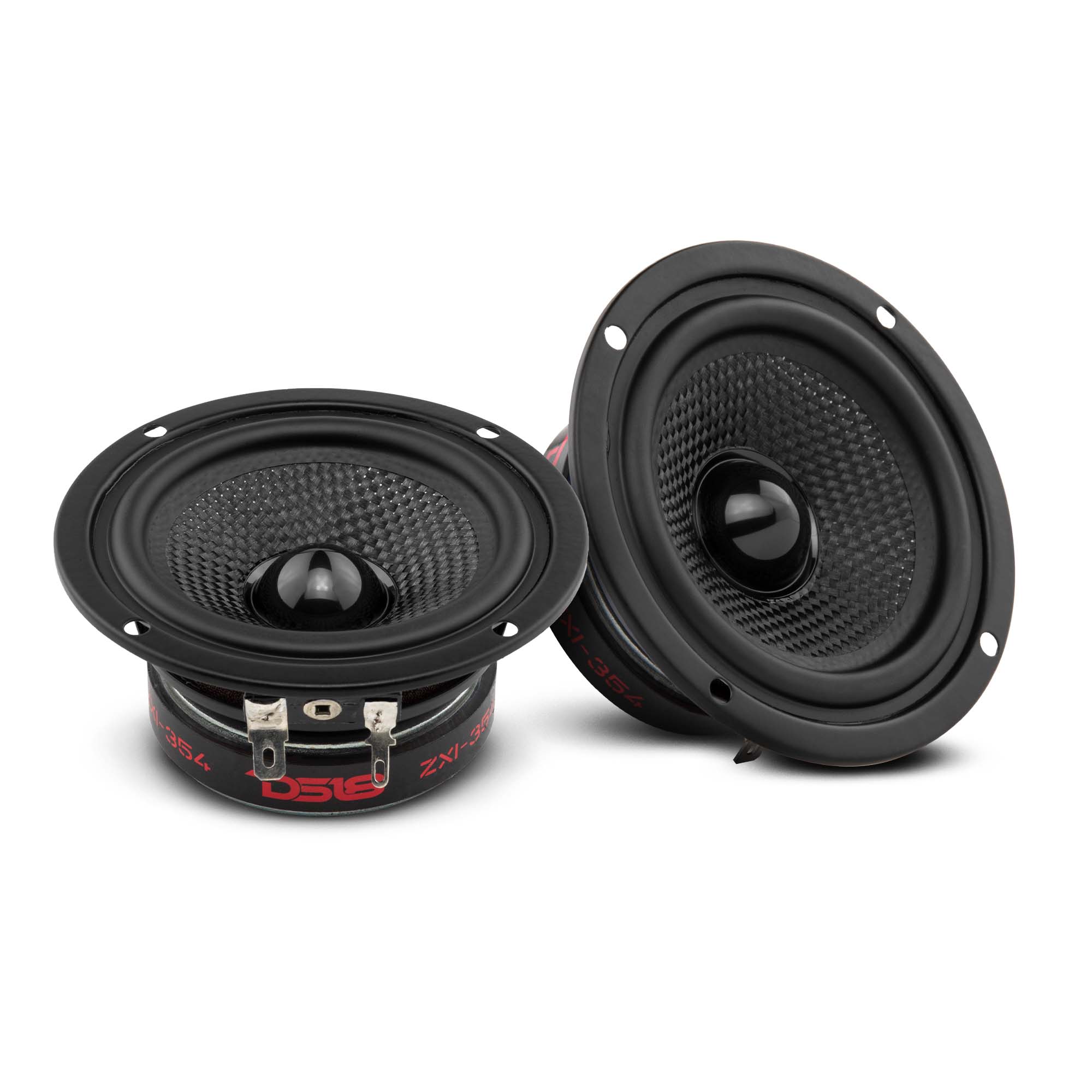 ZXI 3.5" Full-Range Speakers with Kevlar Cone 40 Watts Rms 4-Ohm