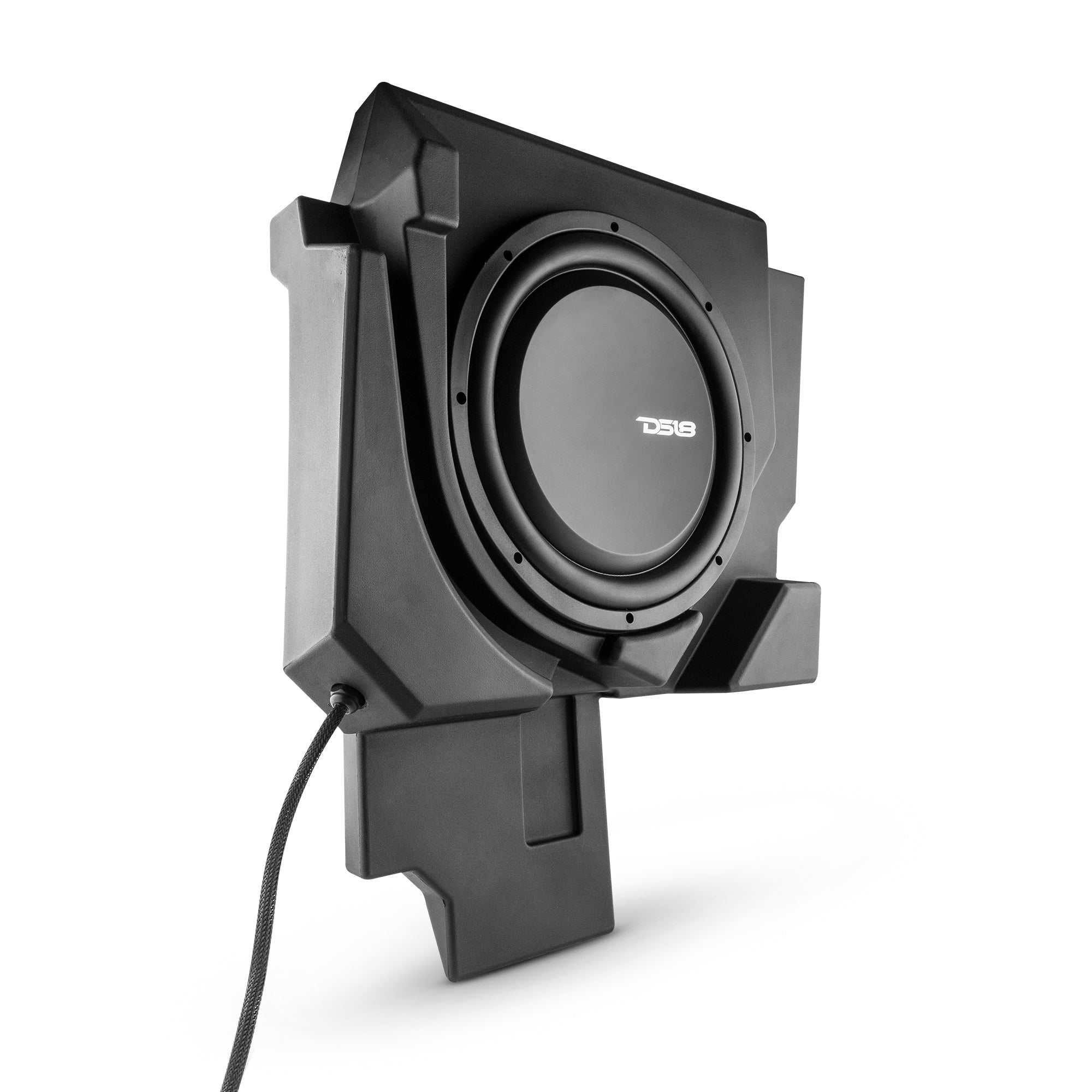 Can-Am Maverick X3 12" Under Seat Subwoofer Enclosure Driver Side - PSW12.4D Shallow Water Resistant Subwoofer Included