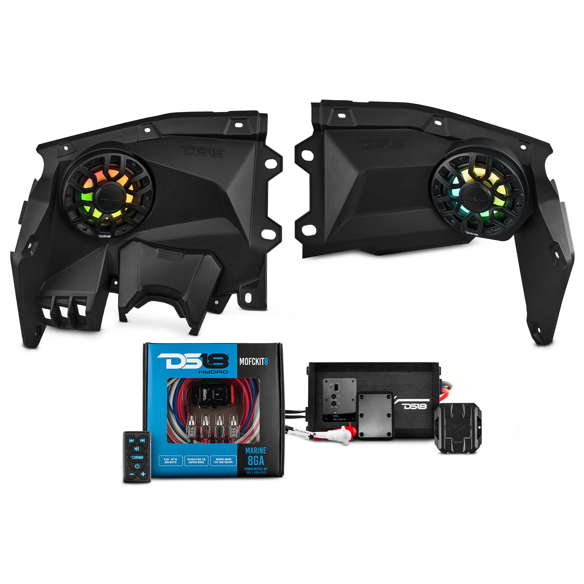 Can-Am Maverick X3 Stage 1 Dash Panel Speaker Enclosures - 1000 Watts MAX