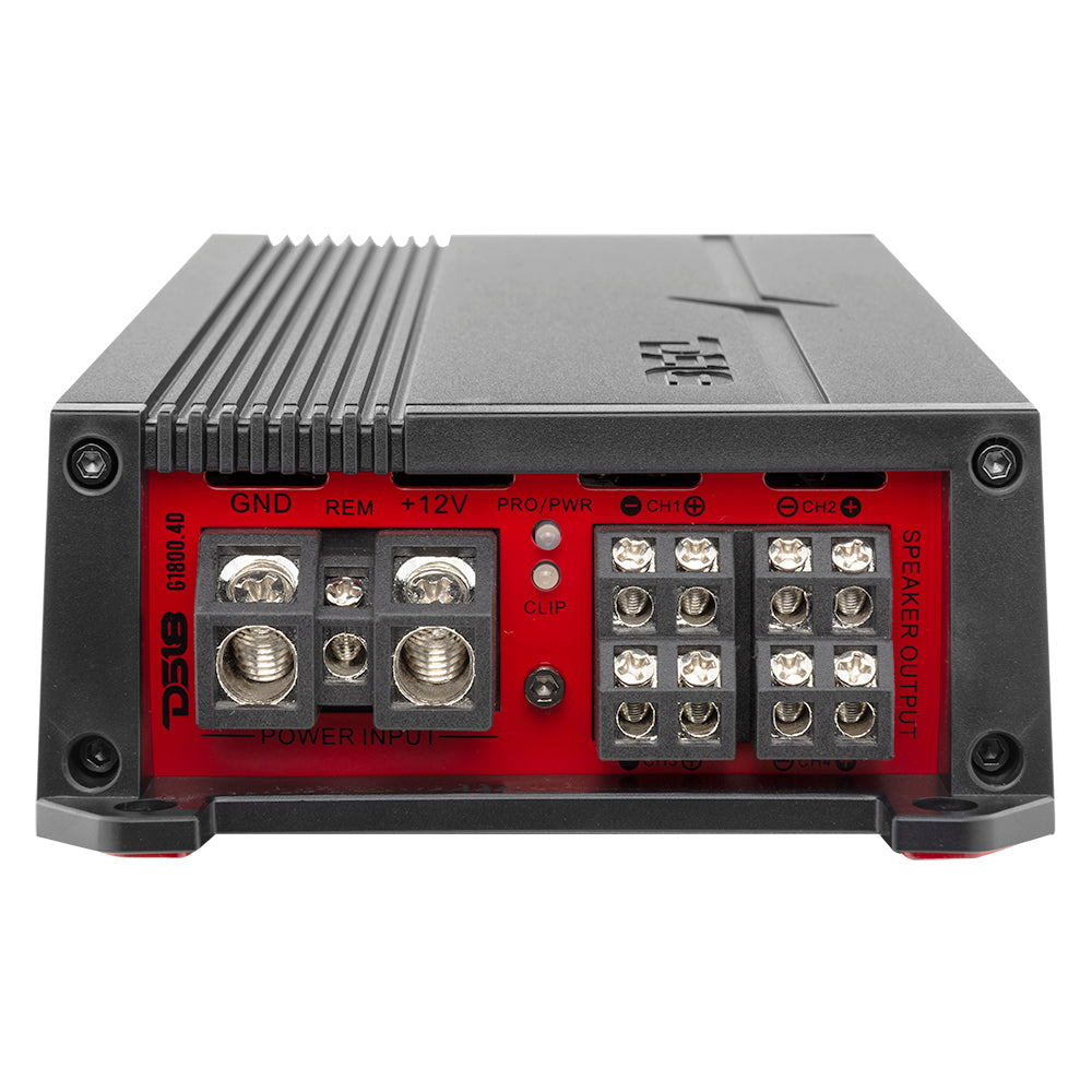 GEN-X Full-Range Class D 4-Channel Amplifier 4 x 150 Watts Rms @ 4-ohm