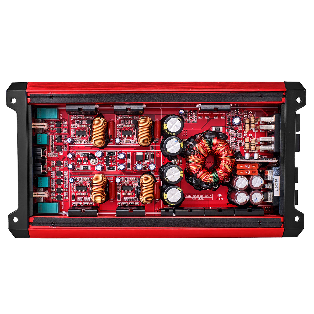 SXE Class D 4-Channel Full-Range Car Amplifier 4 x 200 RMS @4 Ohm 3000 Watts