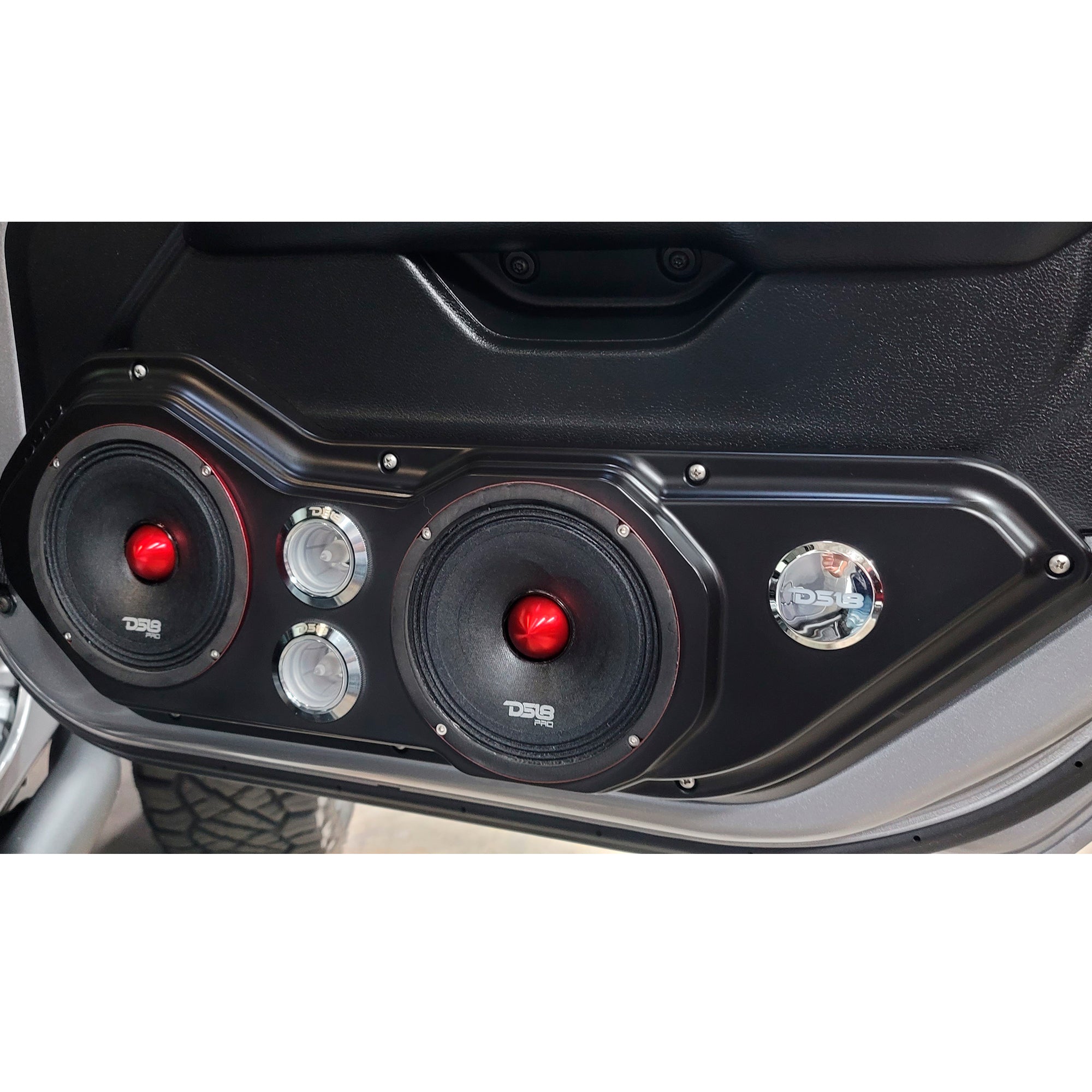DS18 TJ-SBAR/BK Overhead Sound Bar System for TJ Jeeps ( 4 x 6.5 Spea